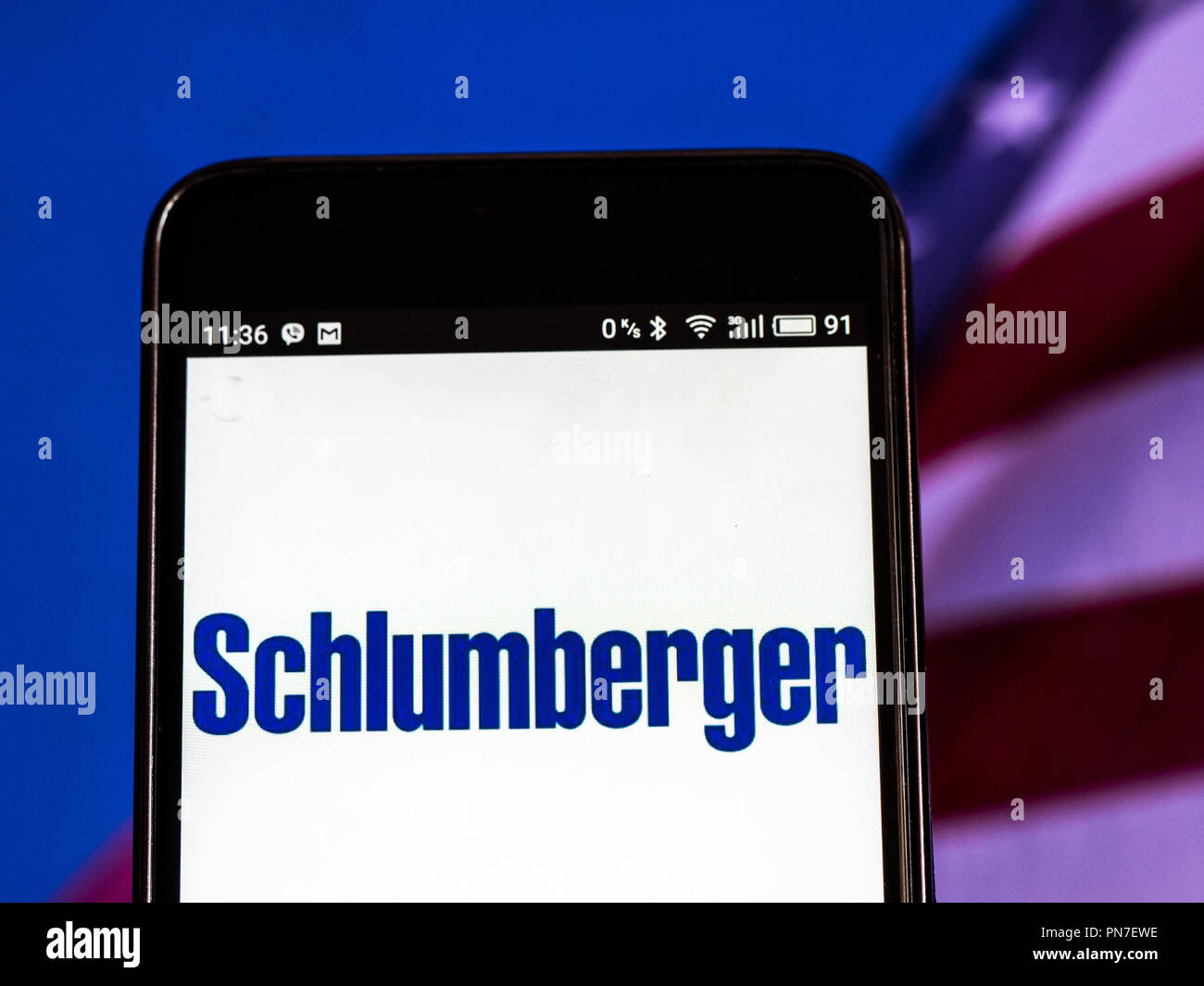 Schlumberger logo hi-res stock photography and images - Alamy
