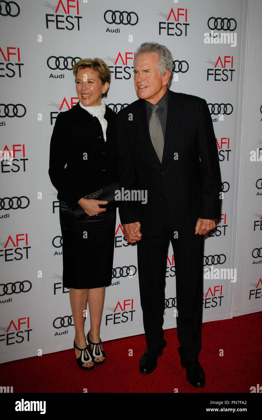 Annette Bening, Warren Beatty at the Opening Night - Premiere Of 20th Century Fox's 'Rules Don't Apply' held at the TCL Chinese Theater in Hollywood, CA, November 11, 2016. Photo by Joseph Martinez / PictureLux Stock Photo