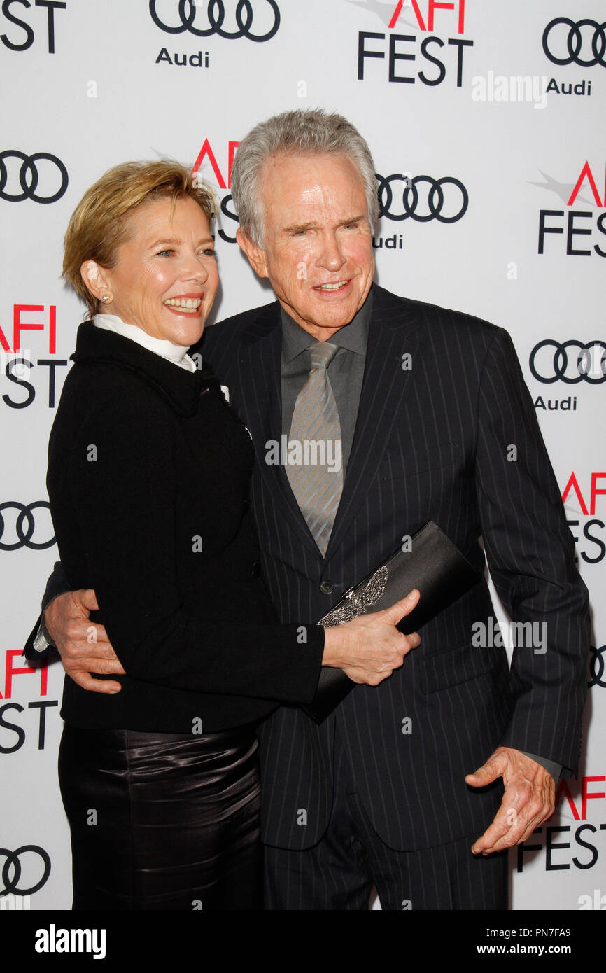 Annette Bening, Warren Beatty at the Opening Night - Premiere Of 20th Century Fox's 'Rules Don't Apply' held at the TCL Chinese Theater in Hollywood, CA, November 11, 2016. Photo by Joseph Martinez / PictureLux Stock Photo