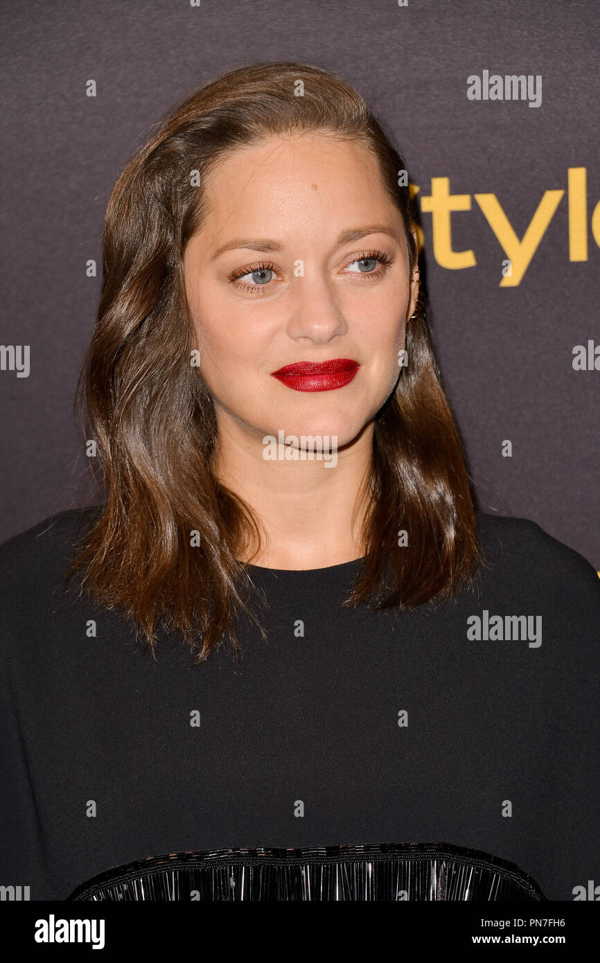 Marion Cotillard at the Hollywood Foreign Press Association and InStyles' Celebration of the 2017 Golden Globe Awards Season on November 10, 2016 held at Catch LA in West Hollywood, CA. Photo by PictureLux  File Reference # 33152 007PRPP01  For Editorial Use Only -  All Rights Reserved Stock Photo