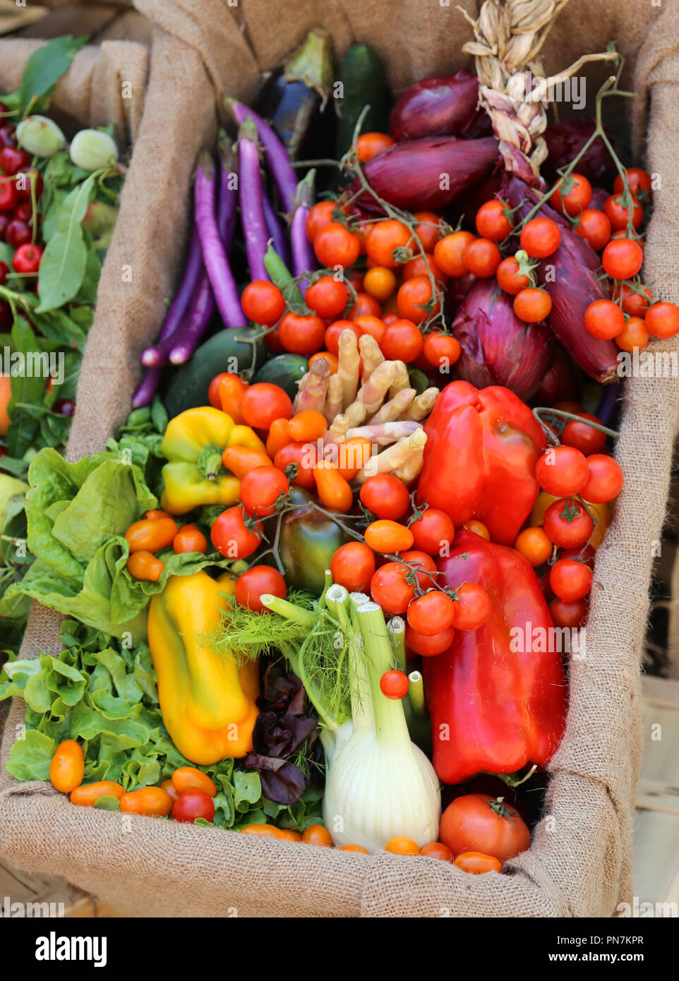 organic very fresh vegetables for sale at local market Stock Photo Alamy