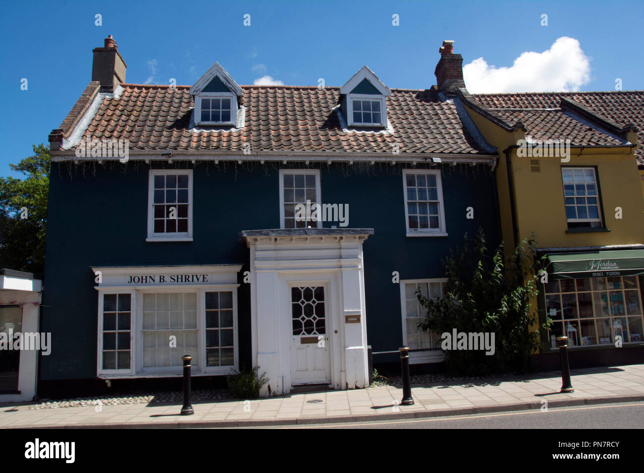 NORFOLK; HOLT; NELSON'S HOUSE ; WHITE LION STREET Stock Photo Alamy
