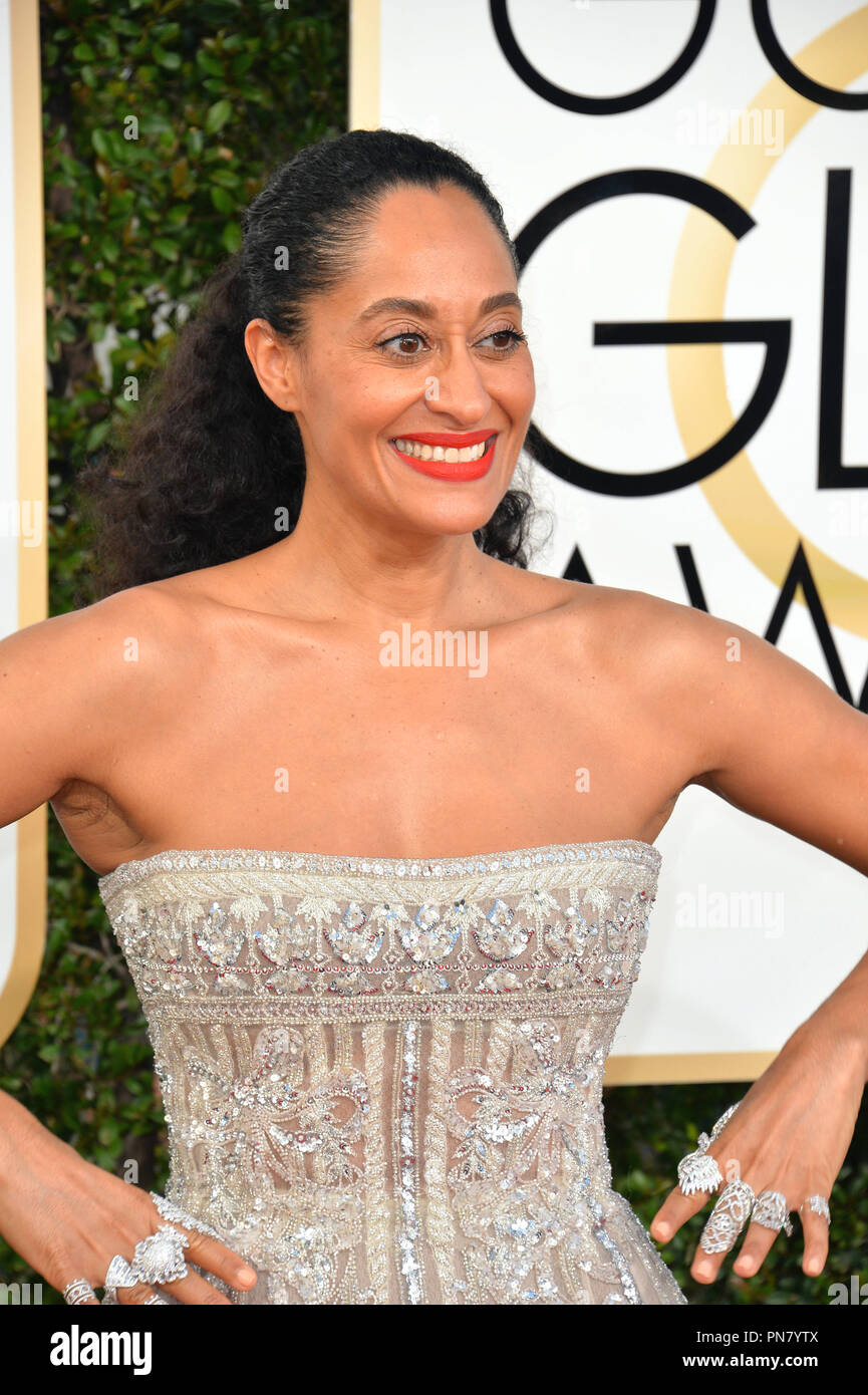 Tracee Ellis Ross at the 74th Golden Globe Awards at The Beverly Hilton  Hotel, Los Angeles, CA , USA , January 8, 2017 Stock Photo - Alamy