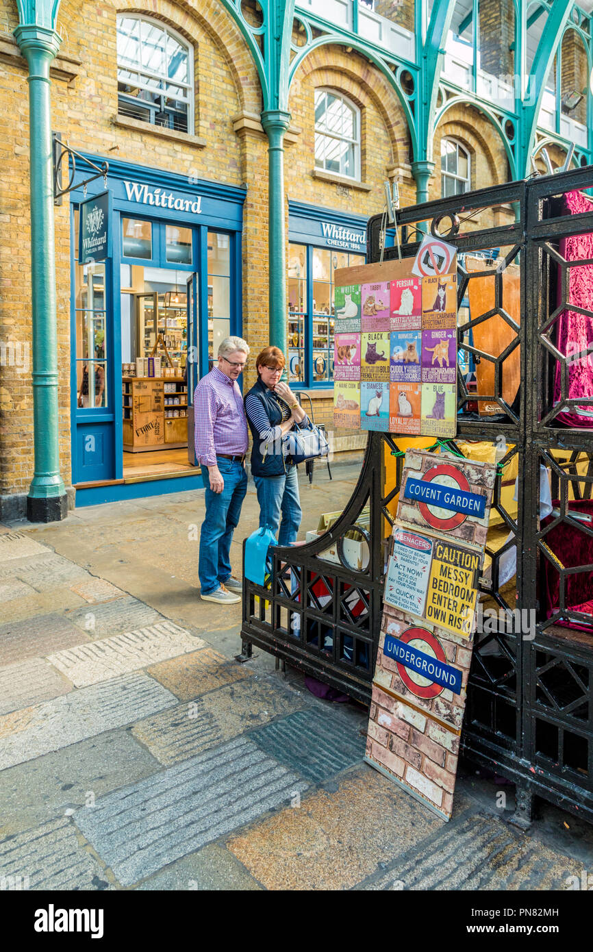 The famous Covent Garden Piazza and Market building in