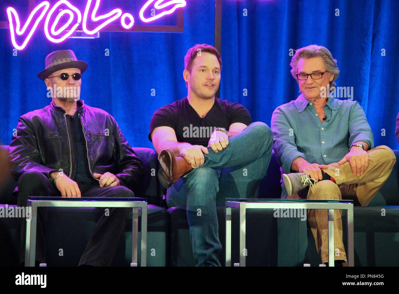 Michael Rooker, Chris Pratt, Kurt Russell 04/20/2017