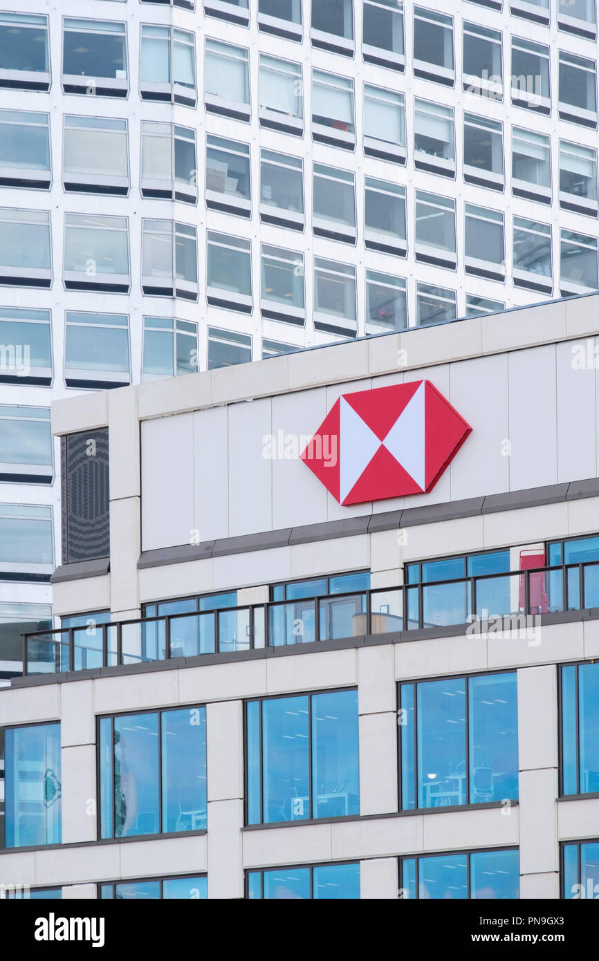 HSBC Headquarters in central Birmingham, England. Stock Photo