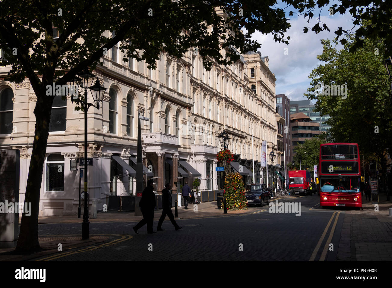 Colmore Row, Birmingham, England Stock Photo