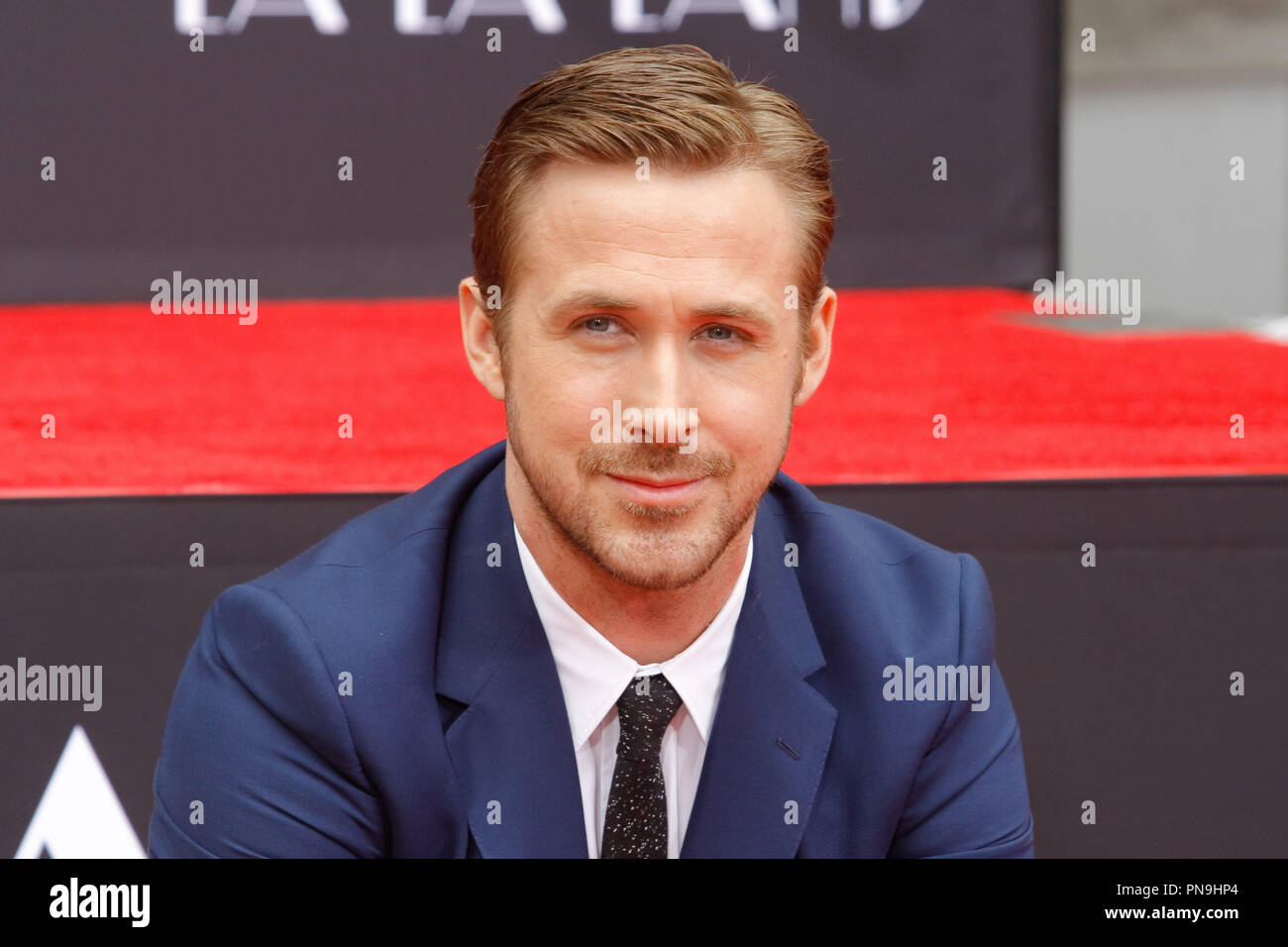 Ryan Gosling at his Hand and Footprint Ceremony held at the TCL Chinese Theater in Hollywood, CA, December 7, 2016. Photo by Joseph Martinez / PictureLux Stock Photo