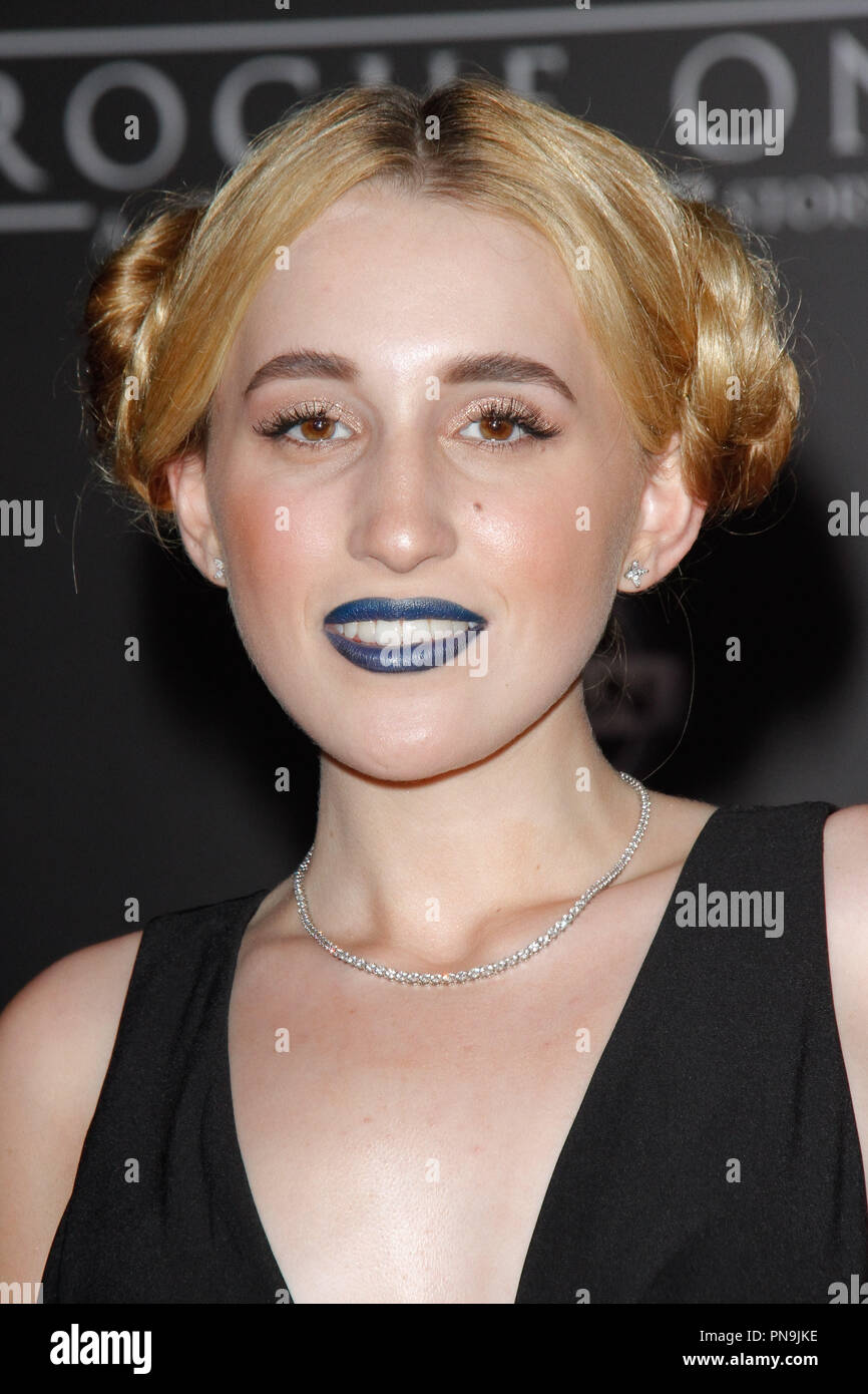 Harley Quinn Smith at the world premiere of "Rogue One: A Star Wars