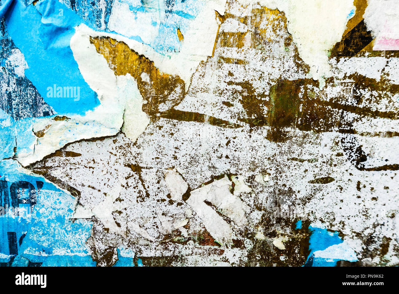 Old posters grunge textures and backgrounds Stock Photo - Alamy