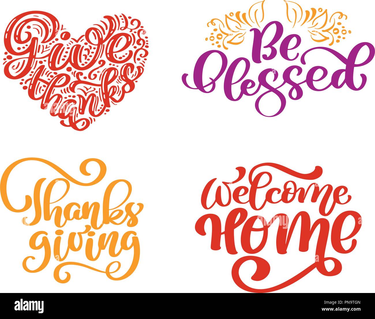 Welcome home inspirational quotes Royalty Free Vector Image