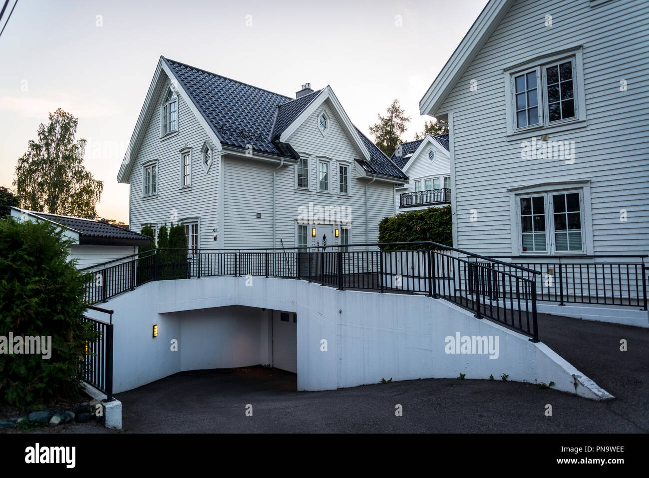 Residential house, Bygdoy peninsula, Oslo, Norway Stock Photo Alamy