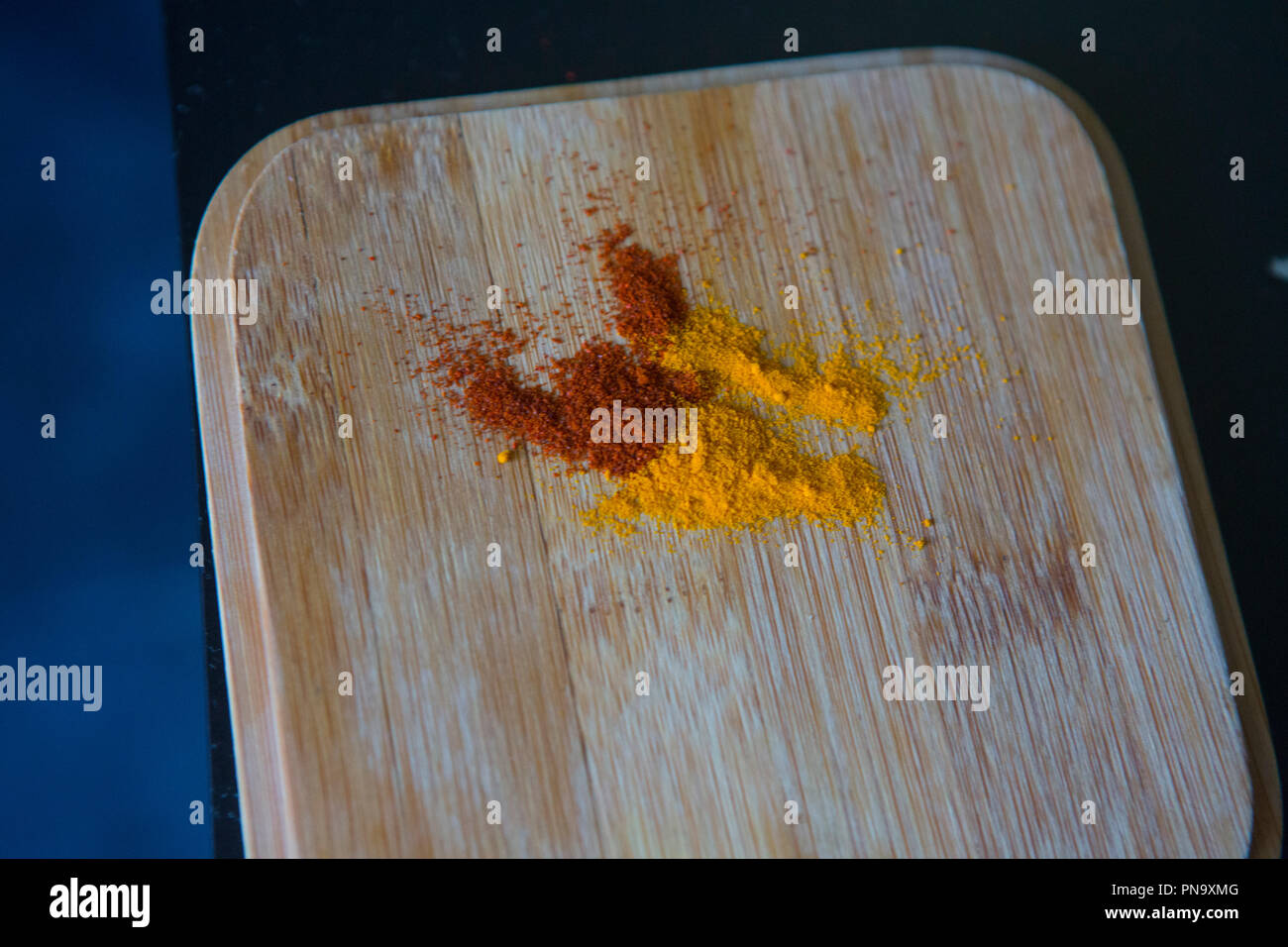 paprika and turmeric powder Stock Photo Alamy