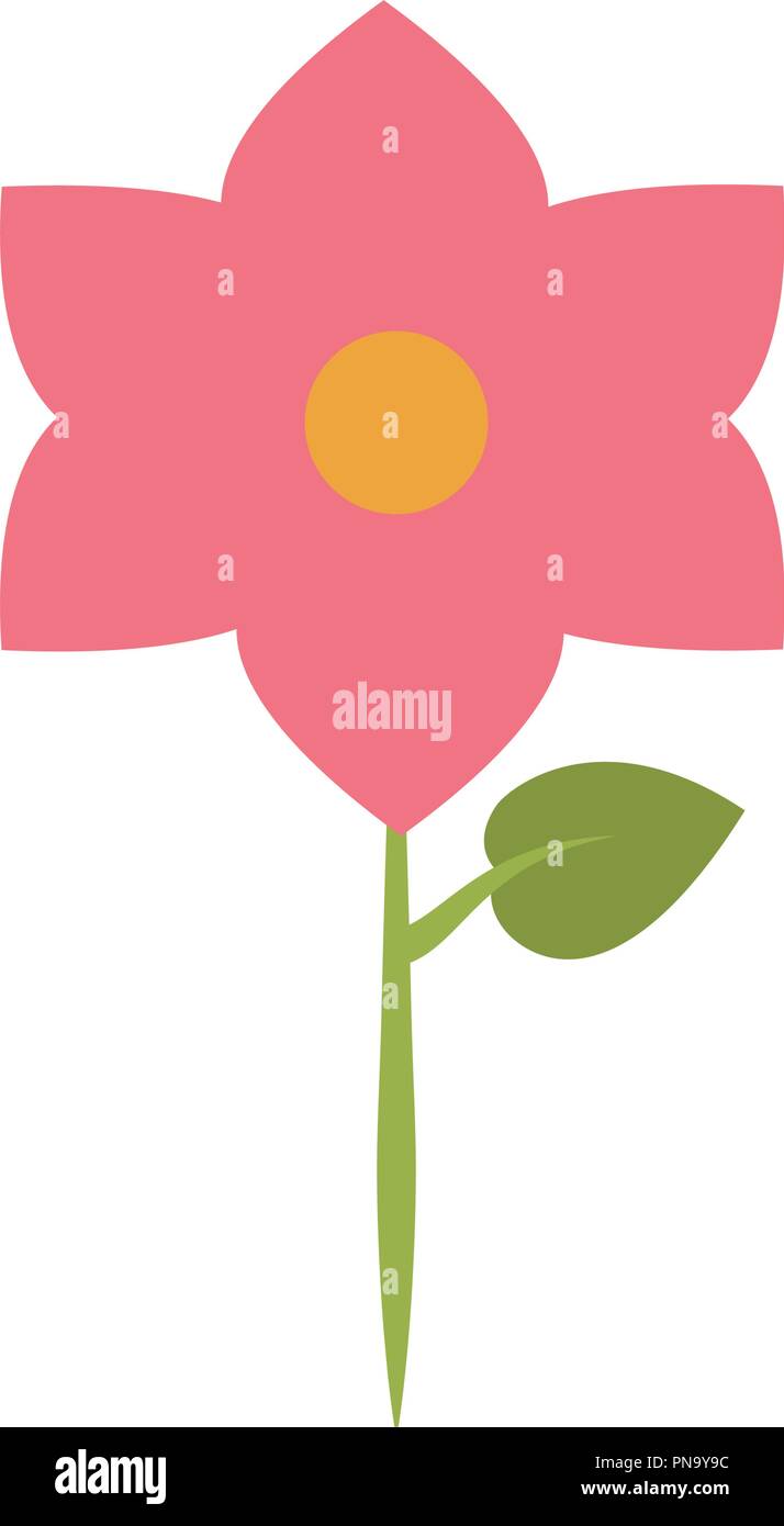 Beautiful flower isolated Stock Vector Image & Art - Alamy