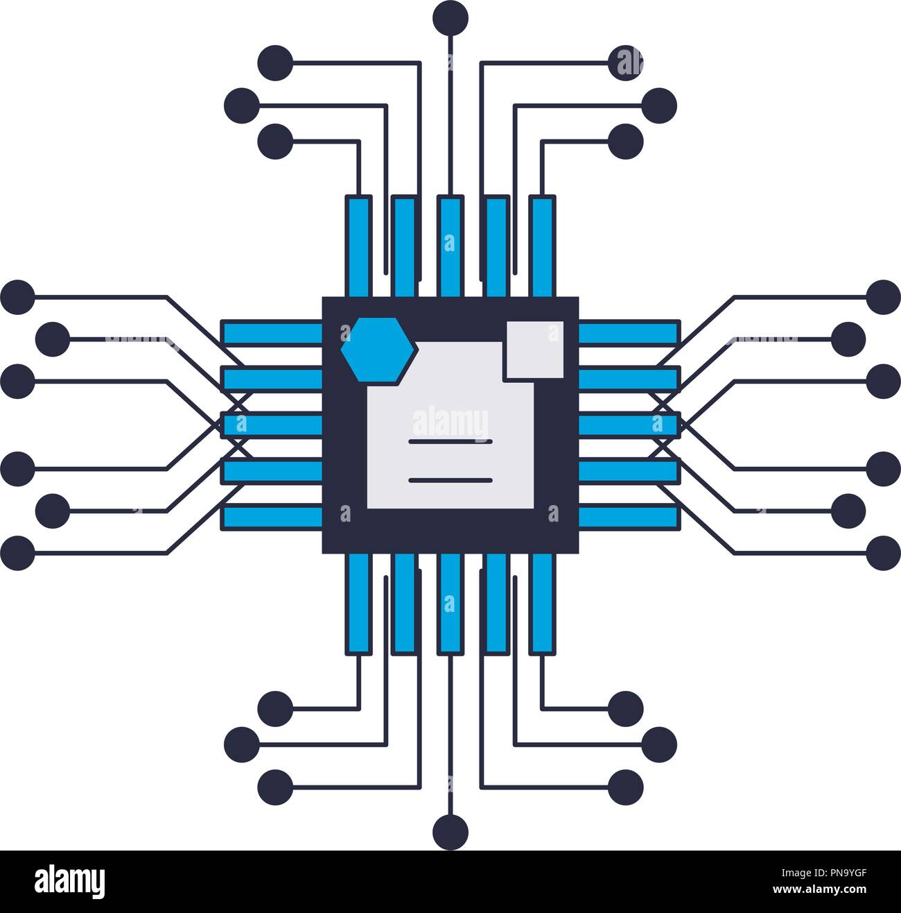 Microchip technology symbol Stock Vector Image & Art - Alamy