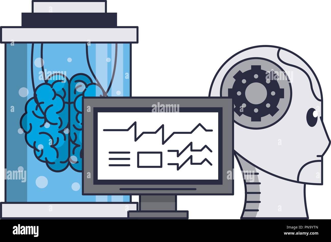 Artificial intelligence technology Stock Vector Image & Art - Alamy