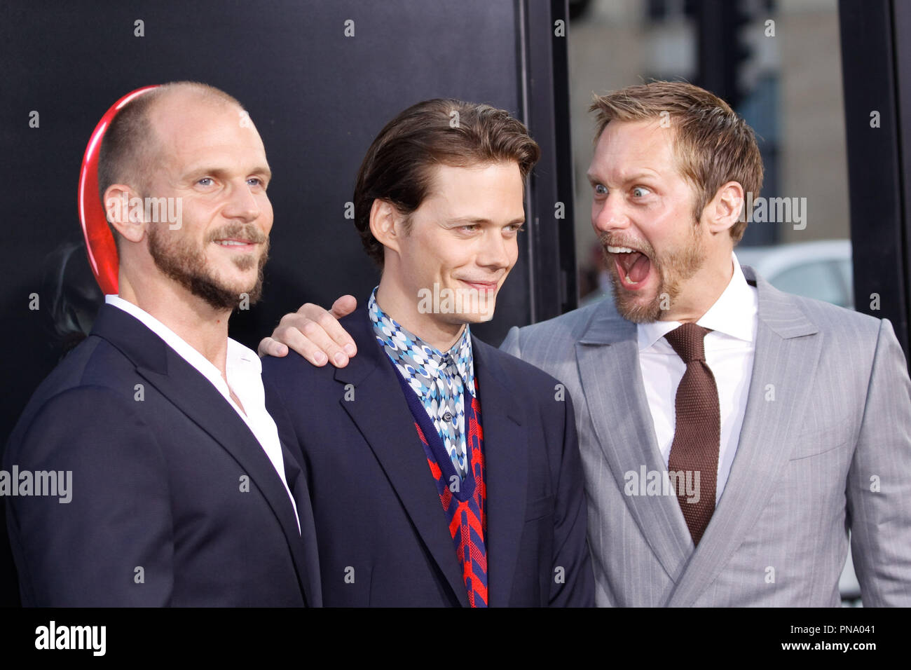 Gustaf Skarsgard, Bill Skarsgard, Alexander Skarsgard at the