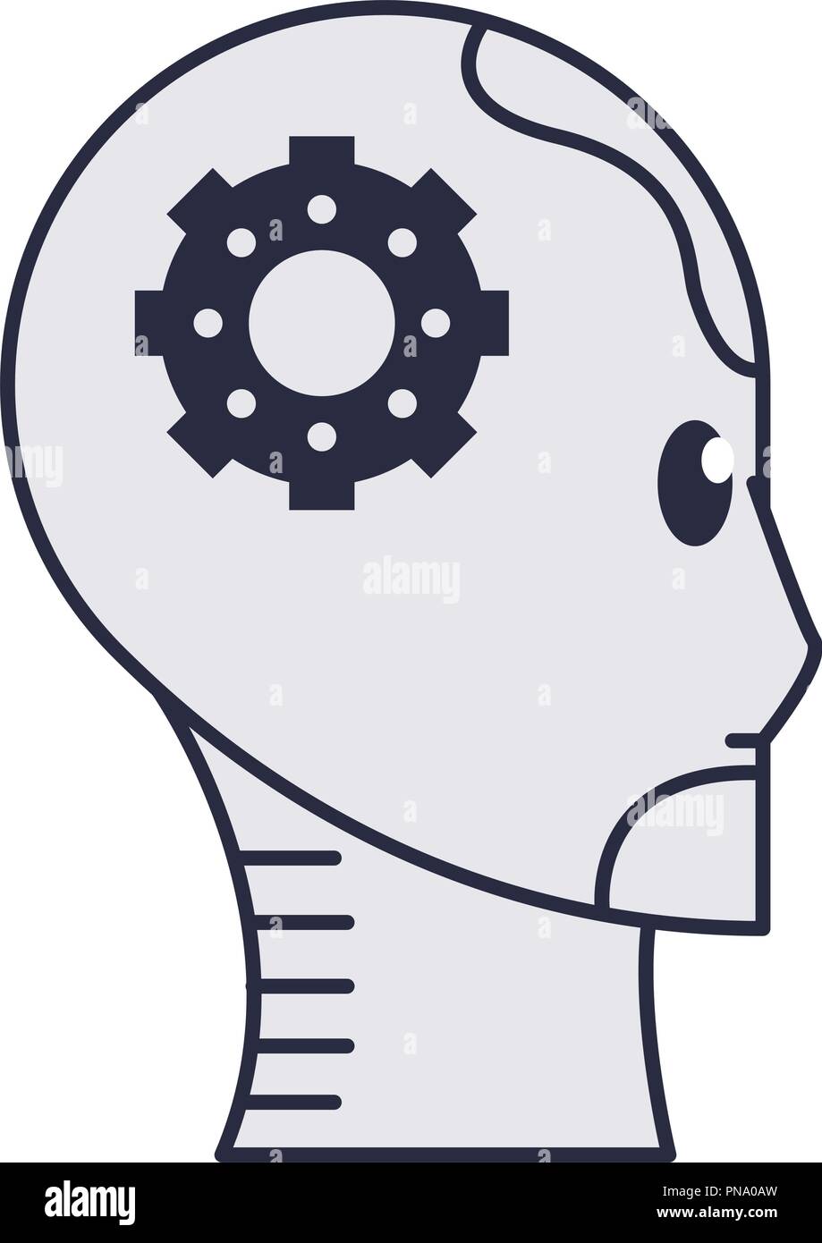 Head gear robot Stock Vector Image & Art - Alamy