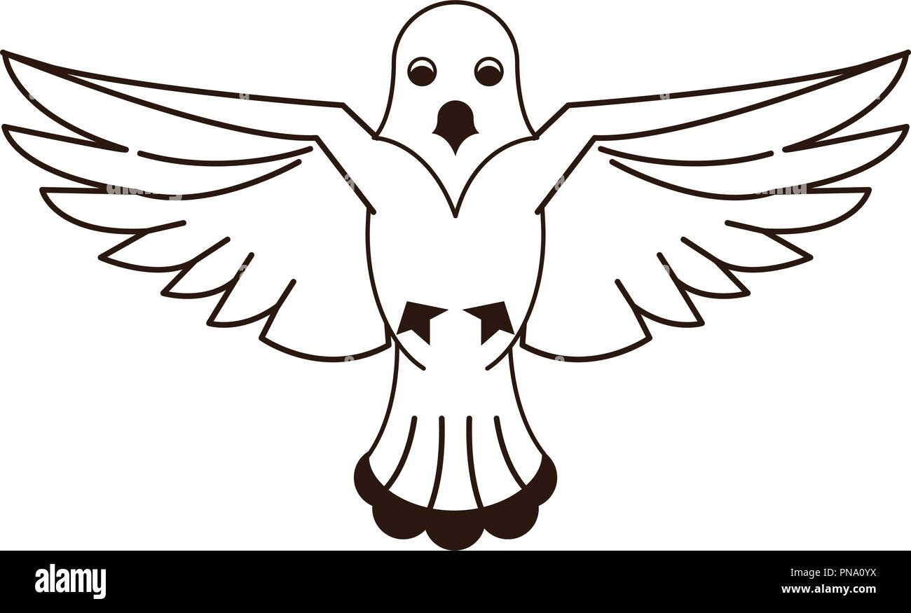 Dove flying symbol Stock Vector Image & Art Alamy