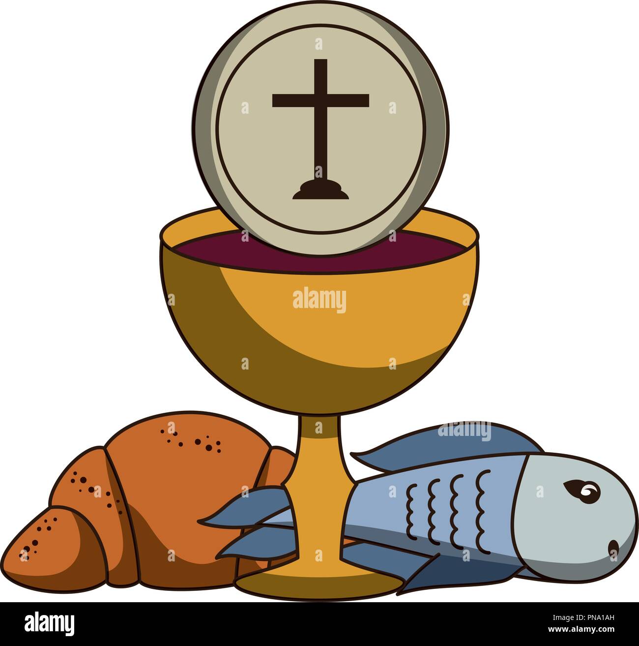Catholic chalice with wine Stock Vector Image & Art Alamy