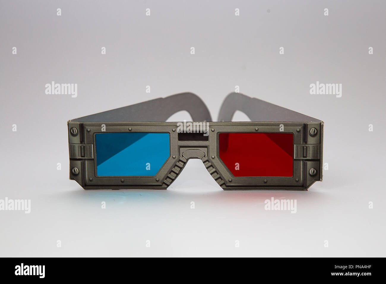 Old 3D Glasses isolated on white background Stock Photo Alamy