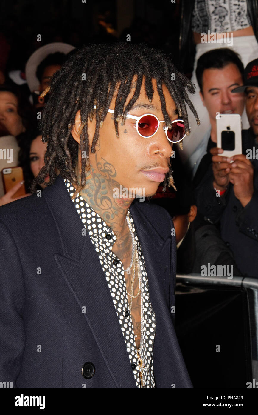 Wiz Khalifa at the Premiere of Paramount Pictures' xXx: Return Of Xander  Cage held at the TCL Chinese Theater in Hollywood, CA, January 19, 2017.  Photo by Joseph Martinez  PictureLux Stock Photo - Alamy