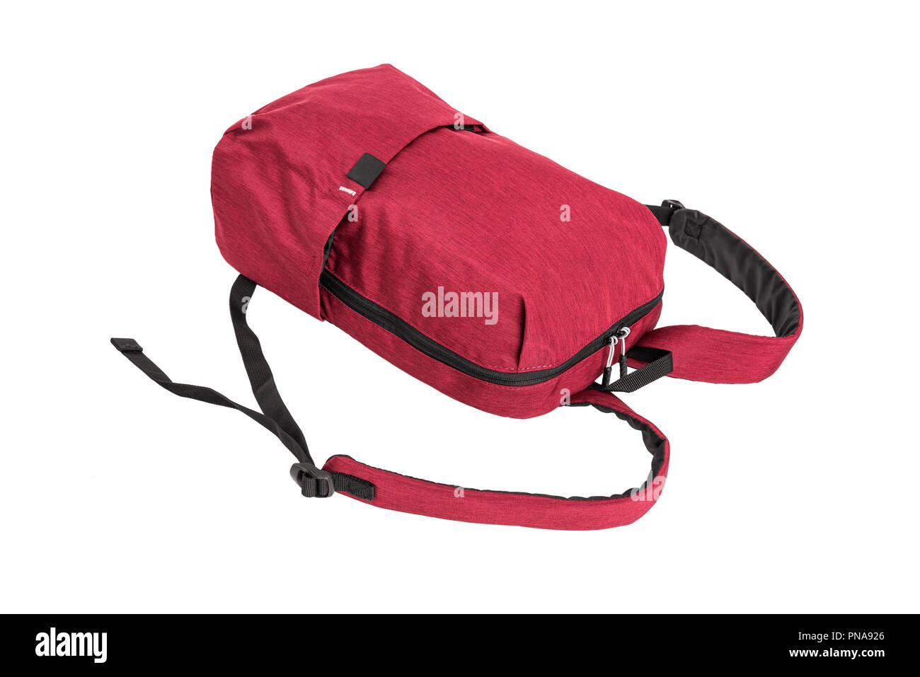 Red backpack hi-res stock photography and images - Alamy