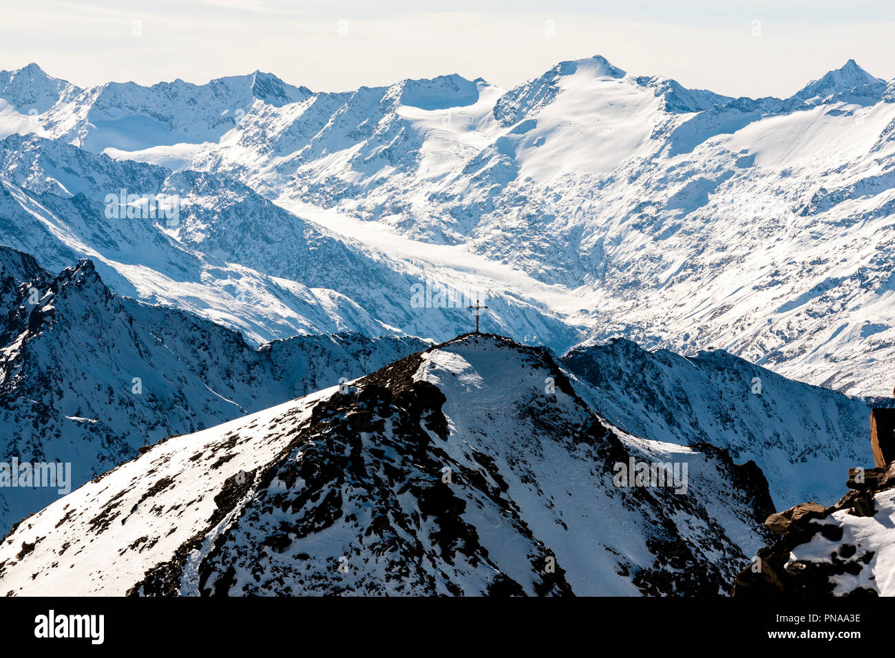 Austrian alps snow hi-res stock photography and images - Alamy