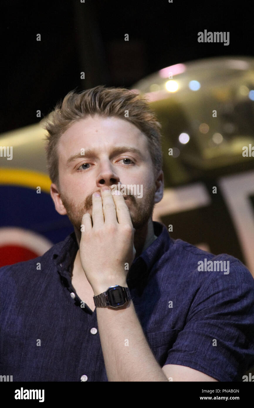 Jack Lowden  07/09/2017 'Dunkirk' Press Conference held at the Barker Hangar in Santa Monica, CA Photo by Izumi Hasegawa / HNW / PictureLux Stock Photo