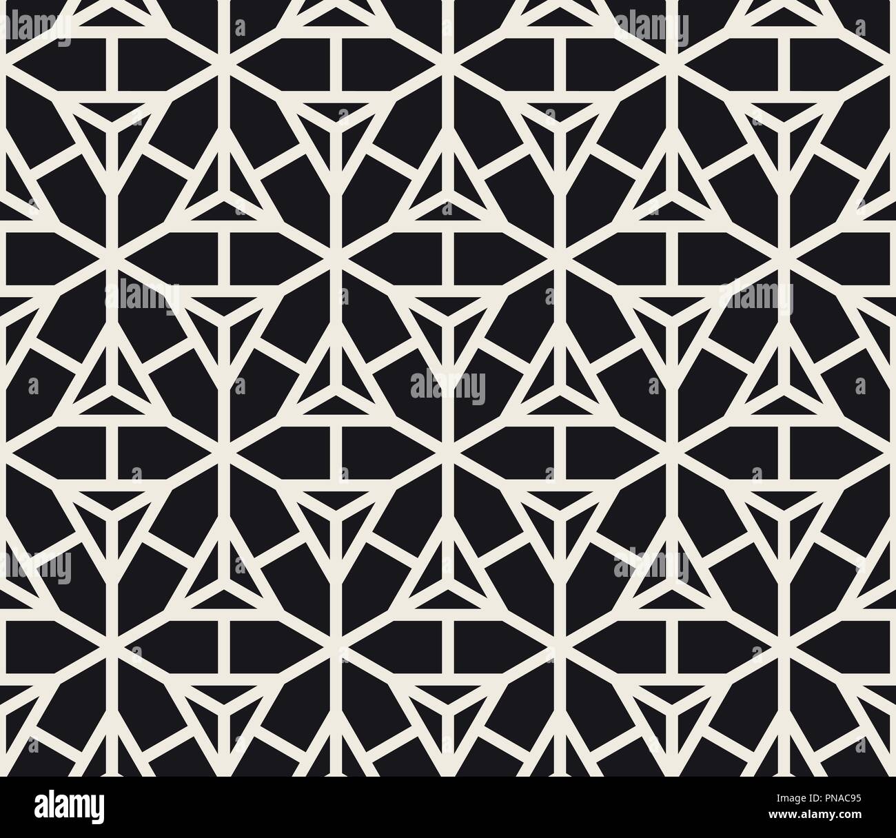 Vector seamless pattern. Modern stylish abstract texture. Repeating