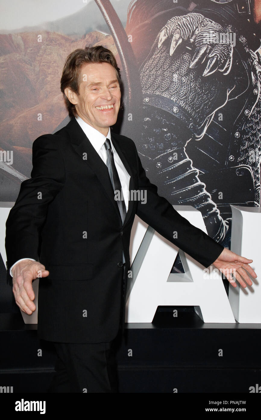 Willem Dafoe at the Premiere of Universal Pictures' "The Great Wall