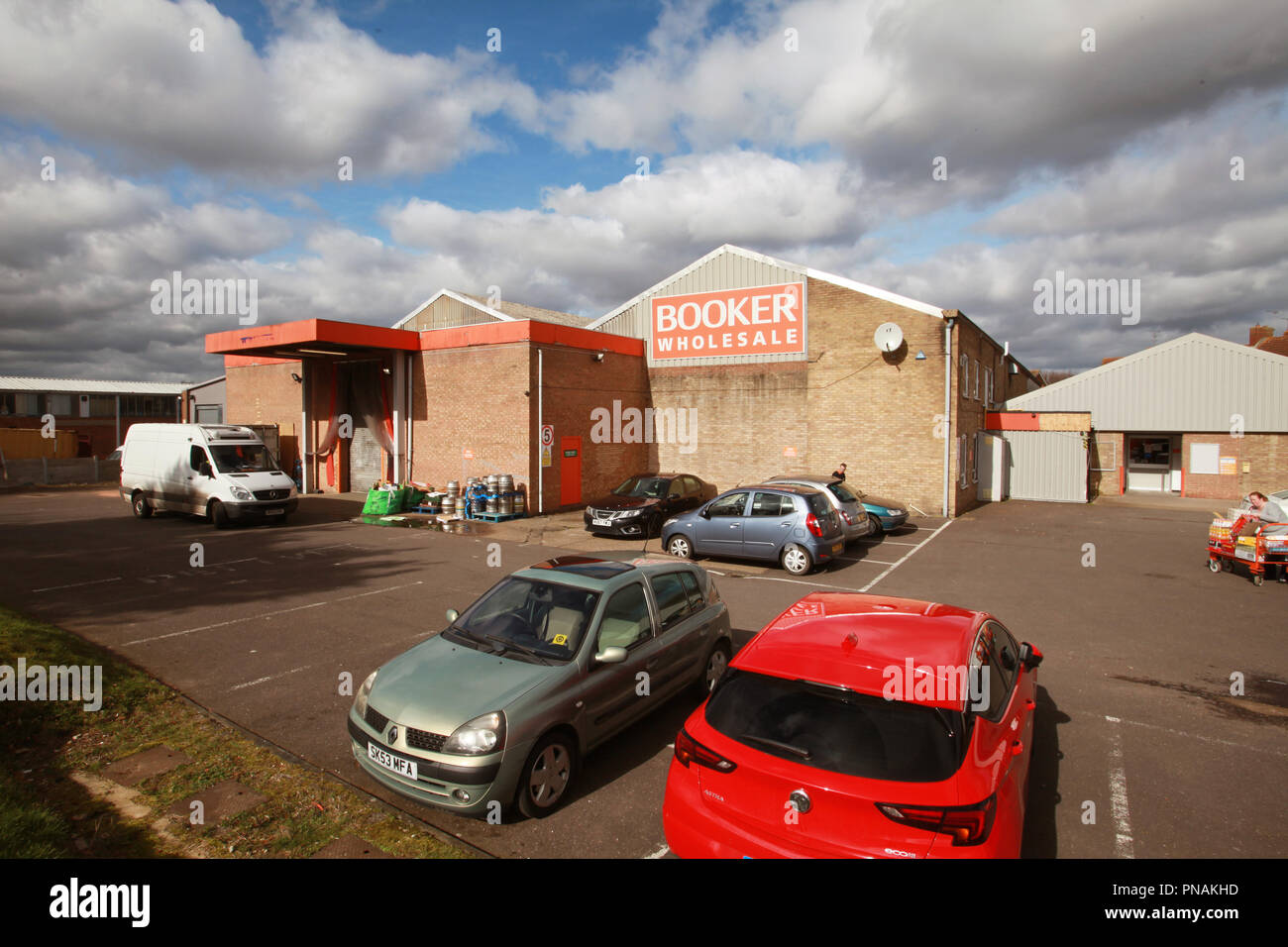 Booker wholesale depot Chelmsford Essex England Stock Photo