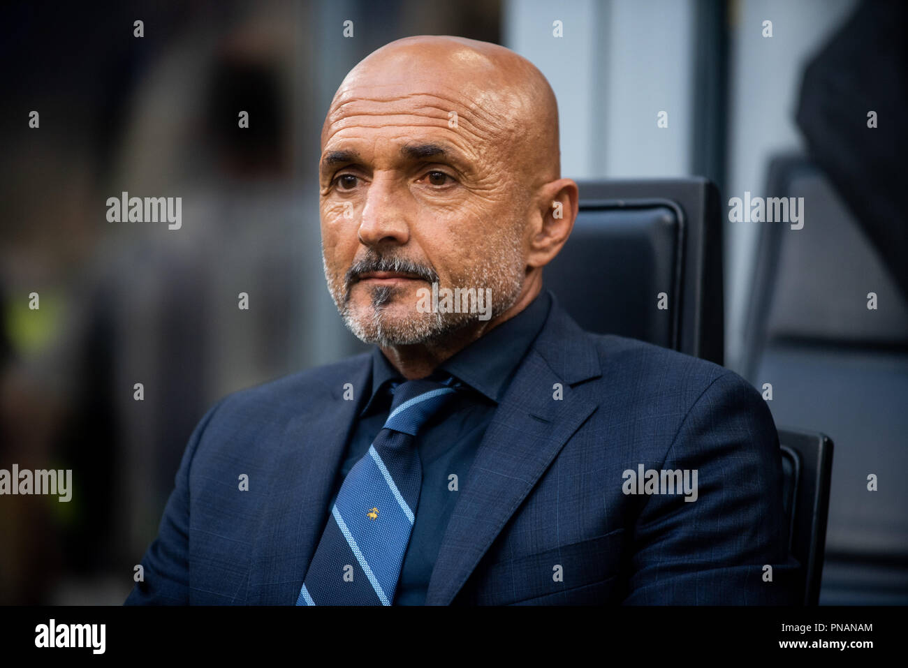 The Head Coach Of Inter Milan Luciano Spalletti During The UEFA The Head Coach Of Inter Milan Luciano Spalletti During The UEFA