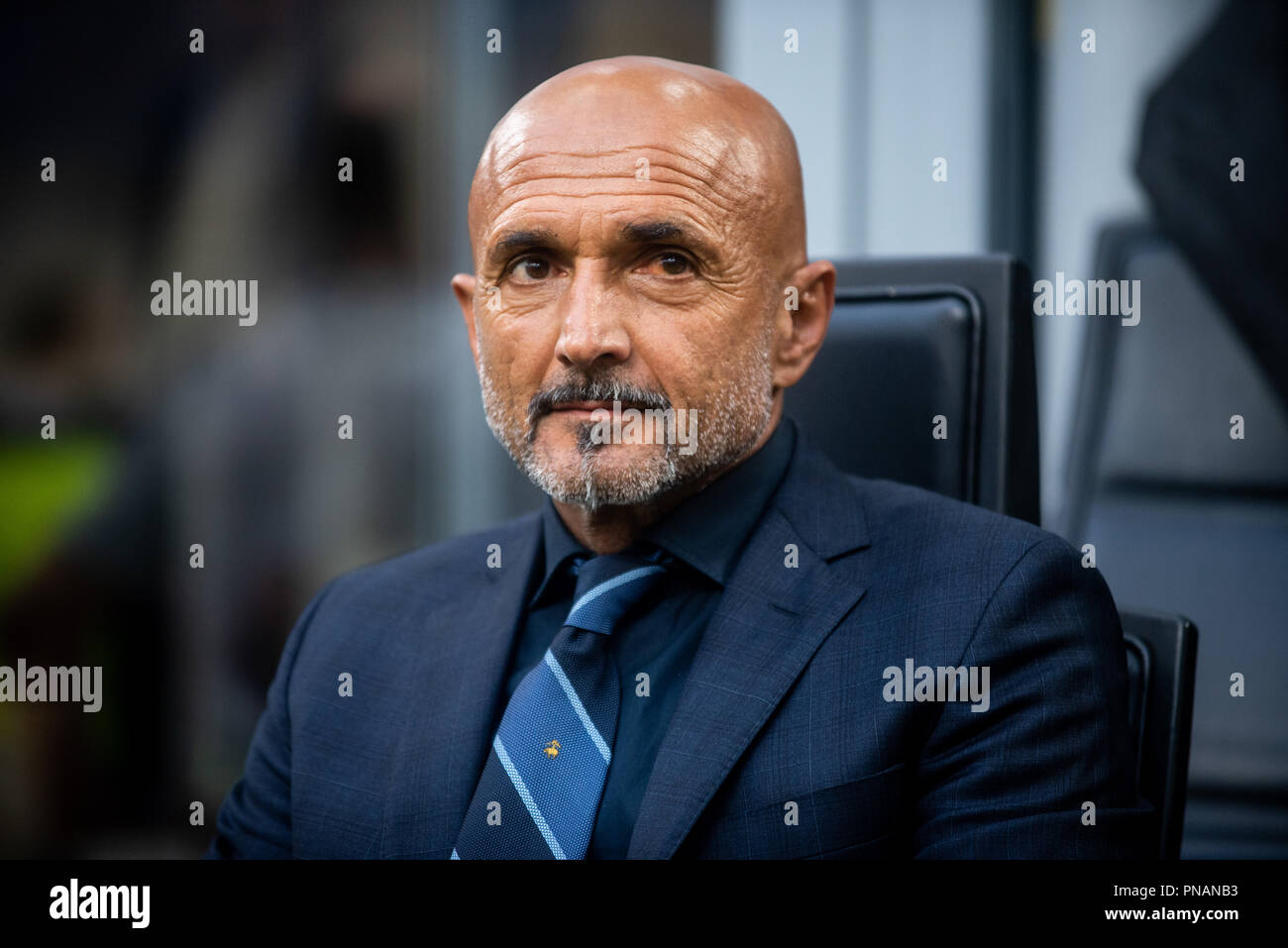 The Head Coach Of Inter Milan Luciano Spalletti During The UEFA The Head Coach Of Inter Milan Luciano Spalletti During The UEFA