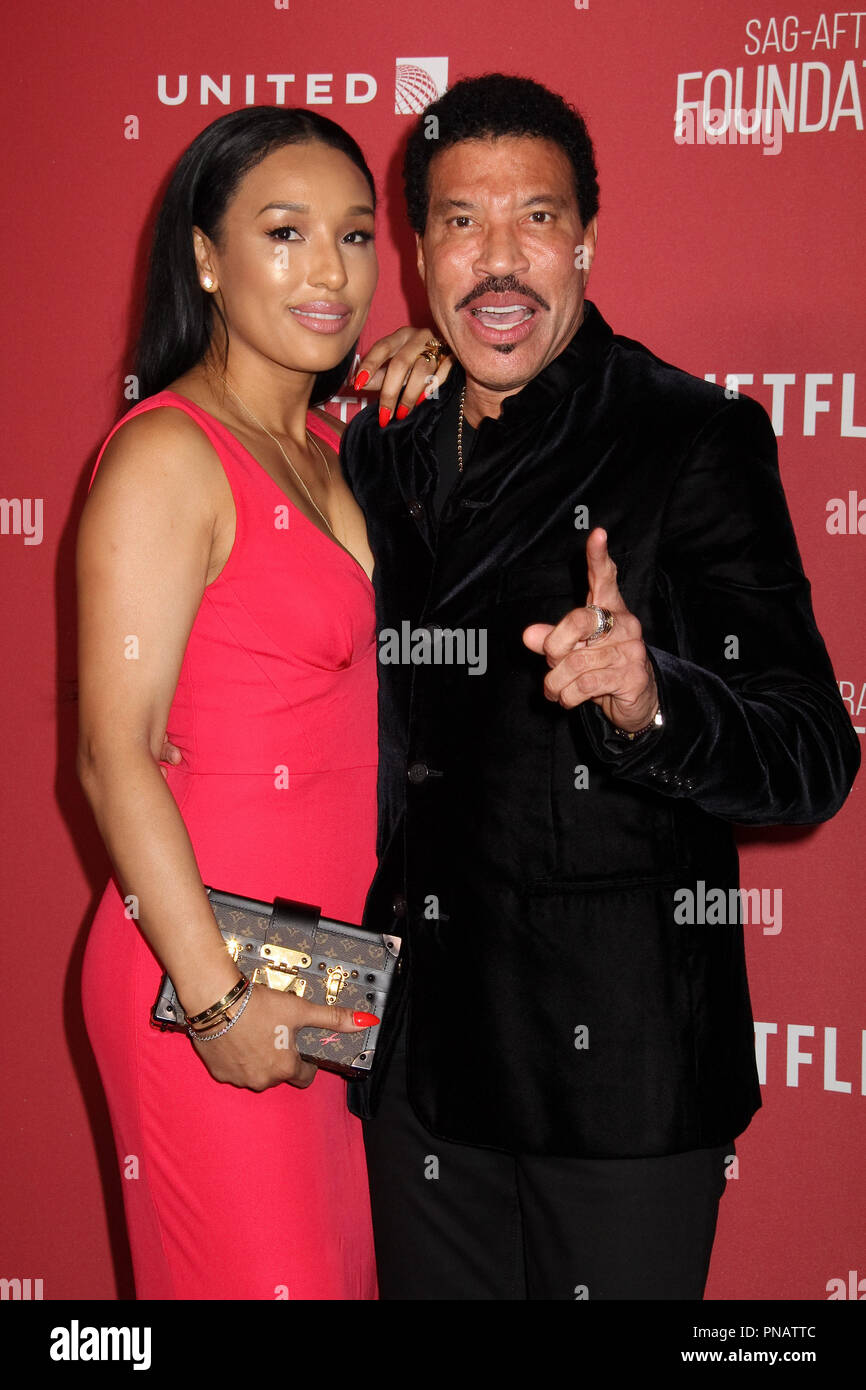 Lisa Parigi, Lionel Richie 11/09/2017 SAG-AFTRA Foundation's Patron of