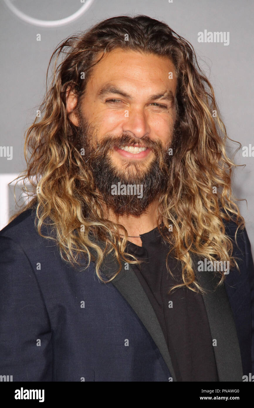 Jason Momoa at the World Premiere of Warner Bros' 'Justice League' held at the Dolby Theater in Hollywood, CA, November 13, 2017. Photo by Joseph Martinez / PictureLux Stock Photo