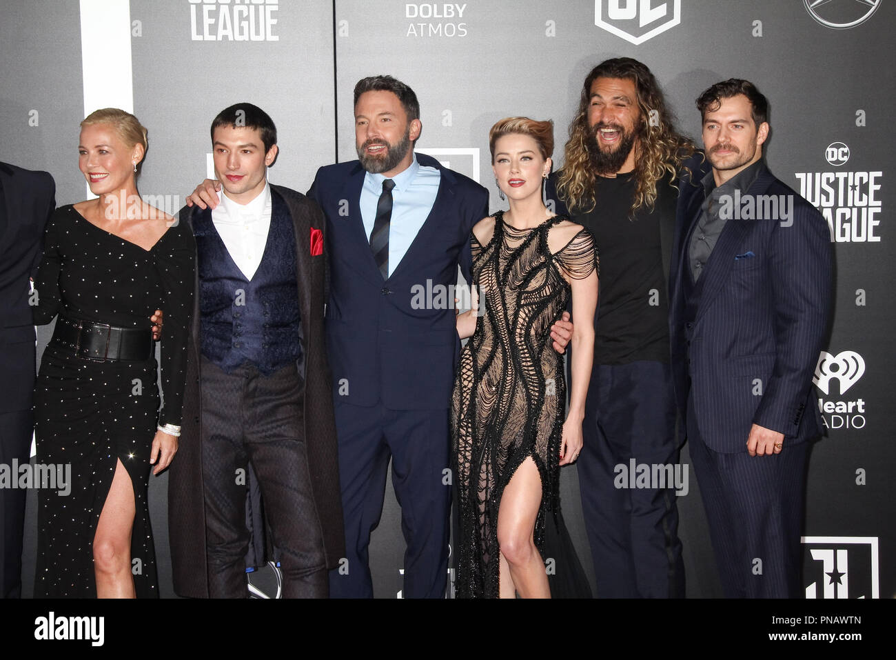 Connie Nielsen Ezra Miller Jason Momoa Ben Affleck Amber Heard