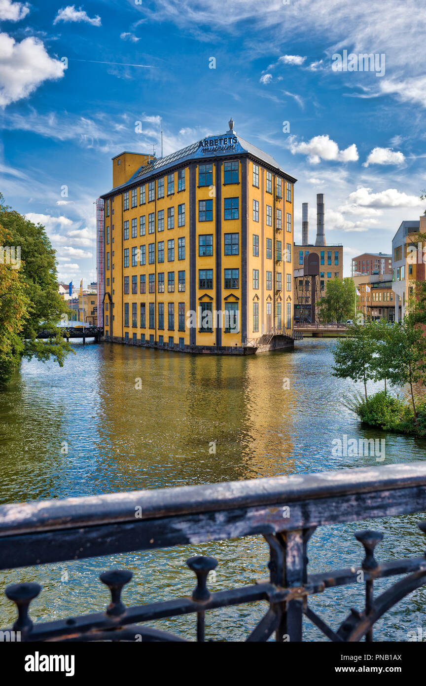 Industrial and art museum in Norrkoping,Sweden Stock Photo