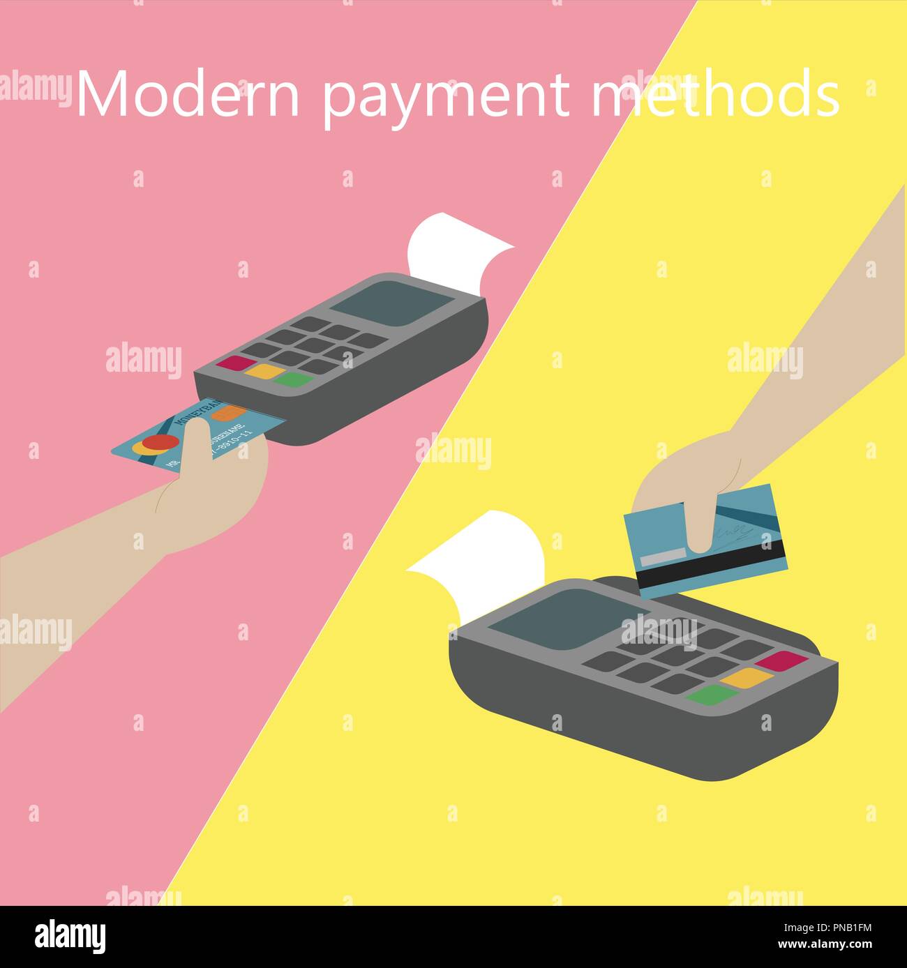 Modern payment methods, online shopping Stock Vector Image & Art Alamy