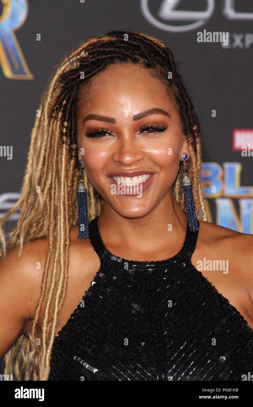 Meagan Good at the Premiere of Marvel Studios' "Black Panther" held at