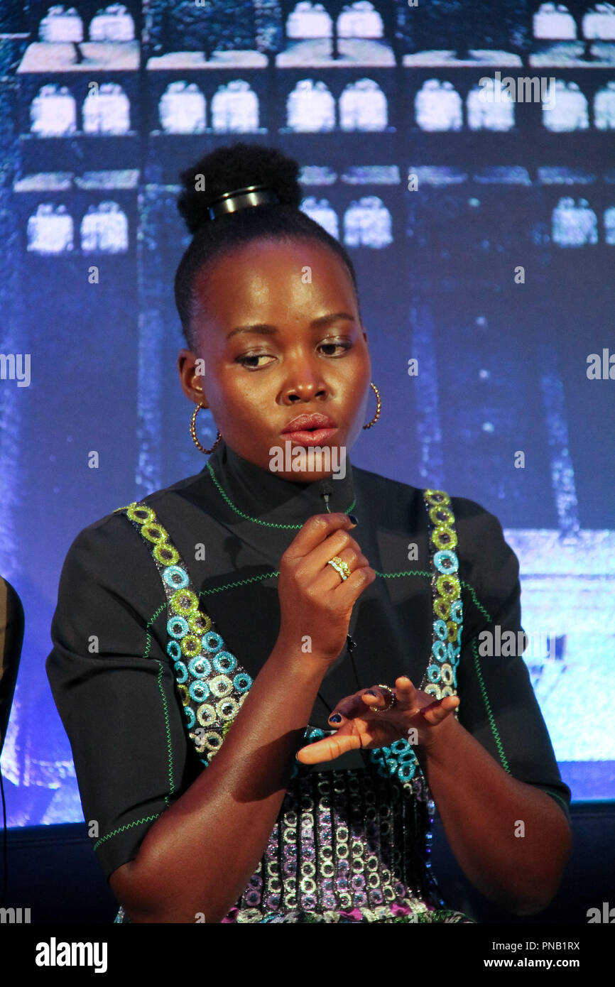 Lupita Nyong'o  01/30/2018 'Black Panther' Press Conference held at The Montage Beverly Hills Luxury Hotel in Beverly Hills, CA Photo by Izumi Hasegawa / HNW / PictureLux Stock Photo