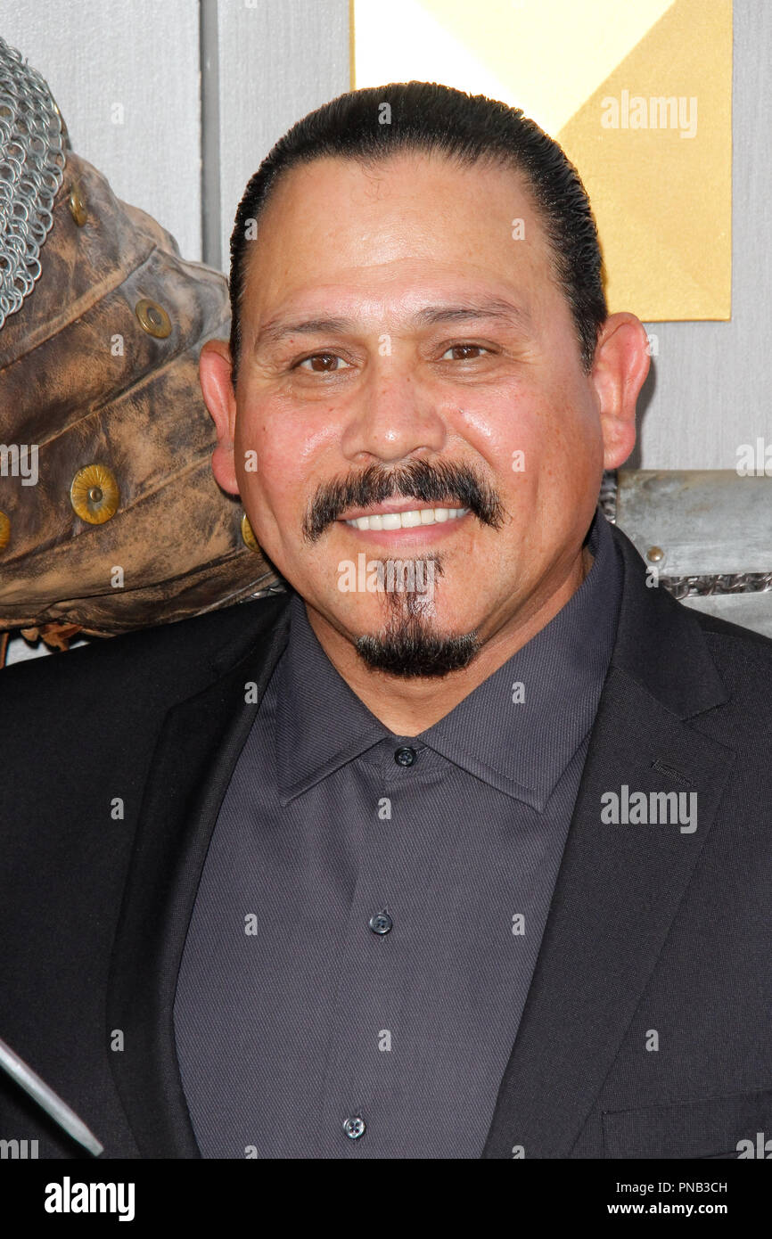 Emilio Rivera at the World Premiere of Warner Bros' 'King Arthur: Legend of the Sword' held at the TCL Chinese Theater in Hollywood, CA, May 8, 2017. Photo by Joseph Martinez / PictureLux Stock Photo
