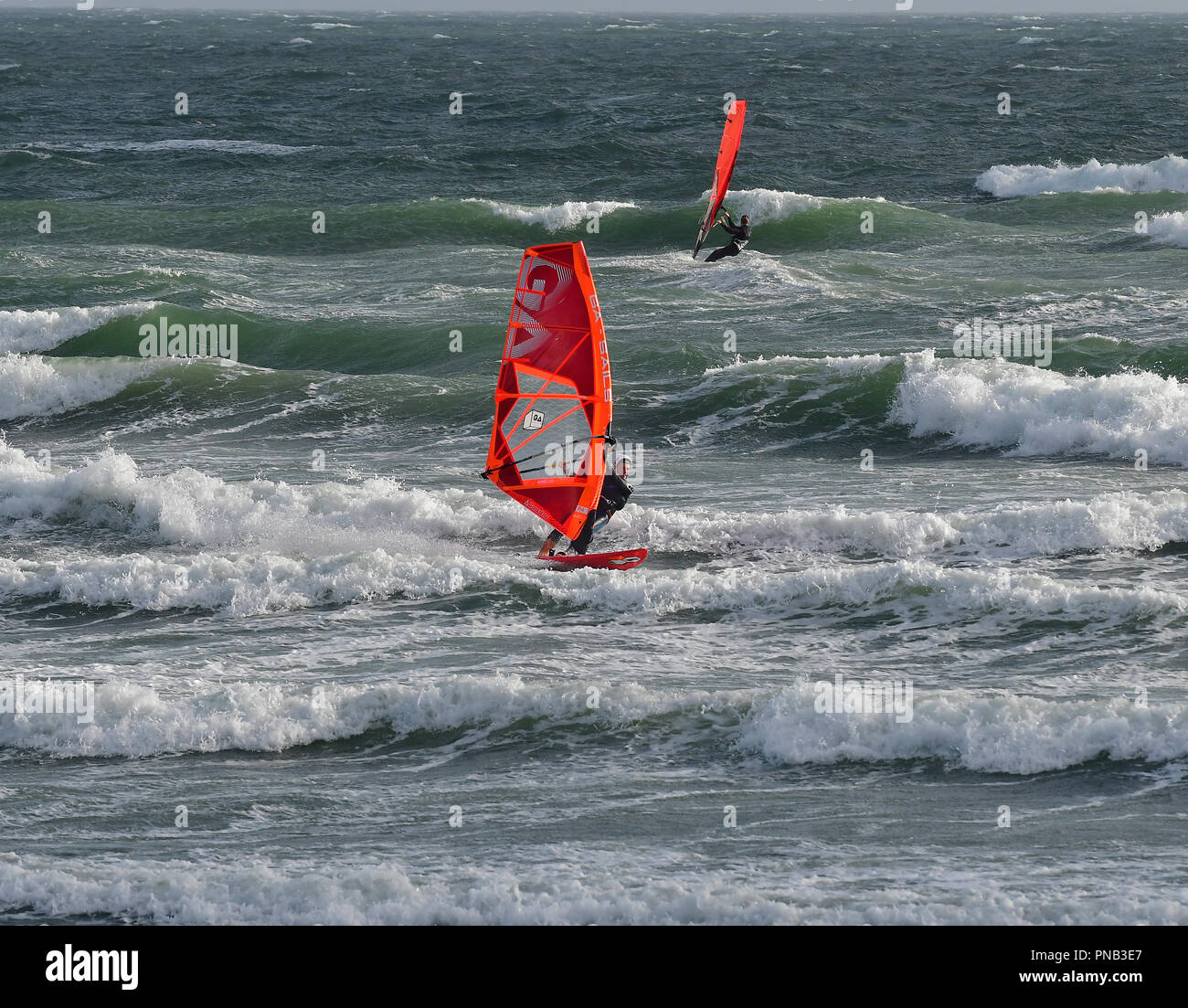 West wittering west sussex windsurfing hires stock photography and