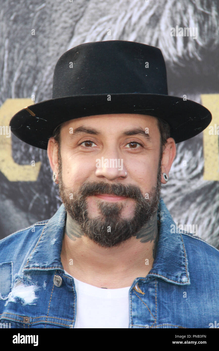 A.J. McLean 05/08/2017 The Premiere of "King Arthur: Legend of The