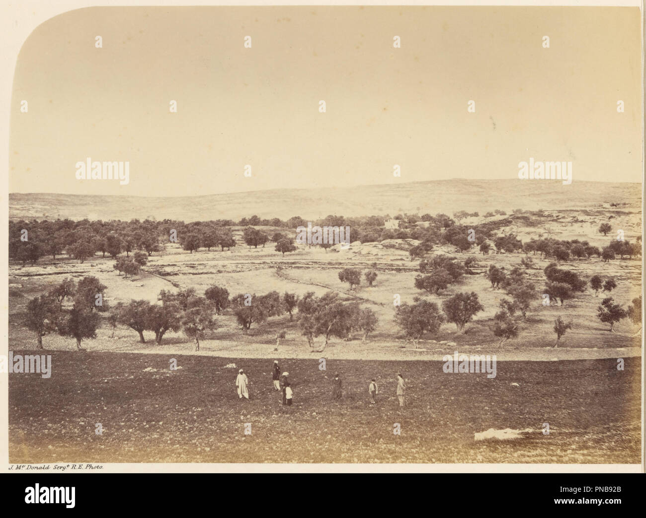 Panoramic View of the City: General View of the City &c. from the North. Date/Period: 1865. Print. Albumen silver. Height: 165 mm (6.49 in); Width: 230 mm (9.05 in). Author: Sgt. James M. McDonald. Stock Photo