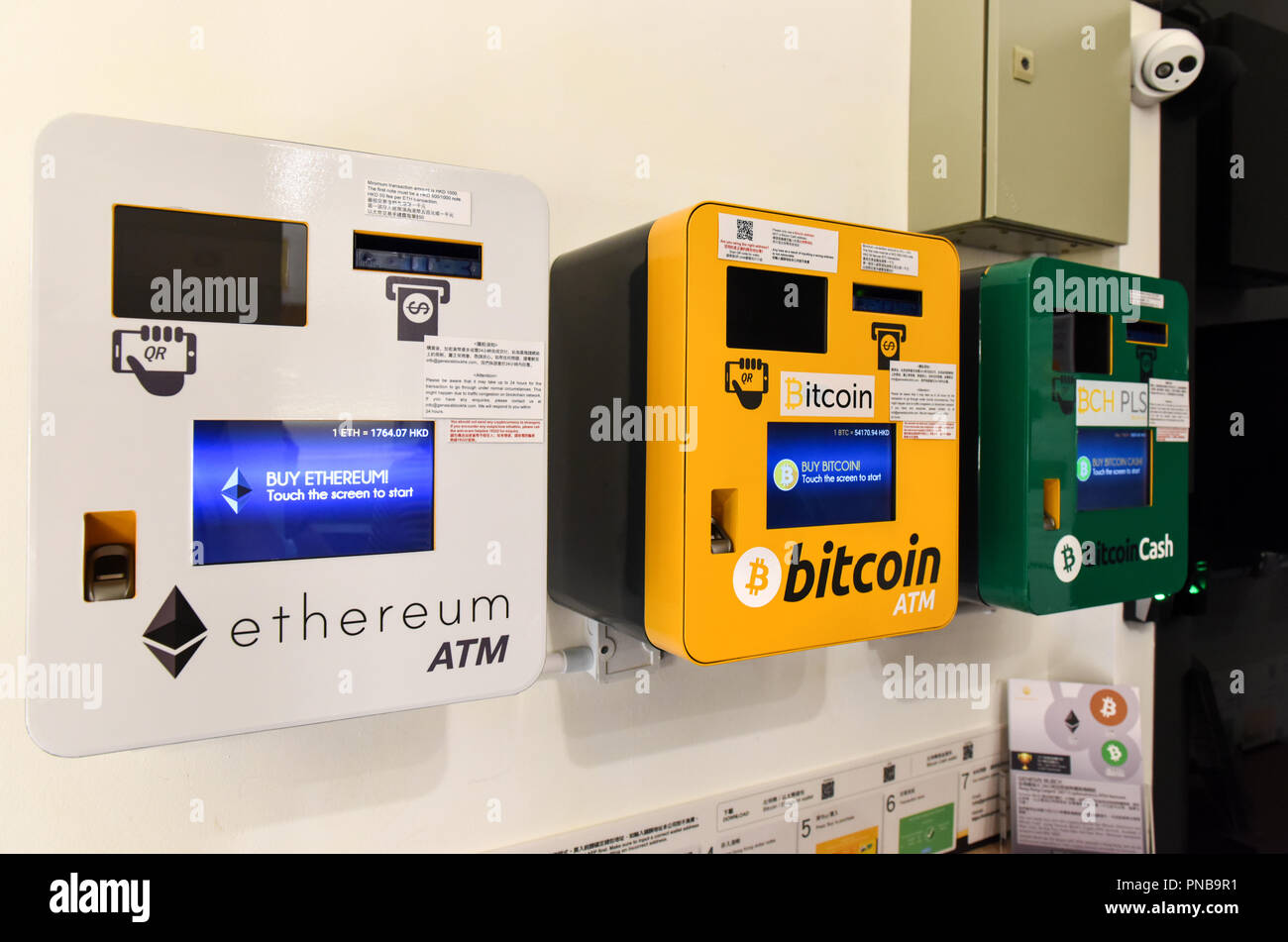 HONG KONG,HONG KONG SAR,CHINA SEPTEMBER 20th, 2018. Bitcoin and