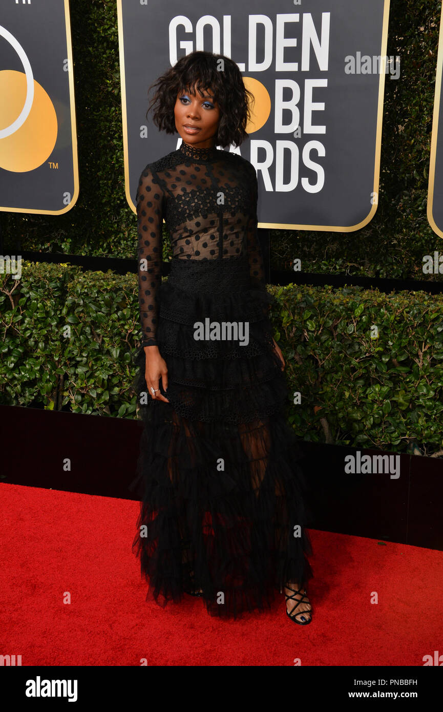 Zuri Hall at the 75th Annual Golden Globe Awards at the Beverly Hilton