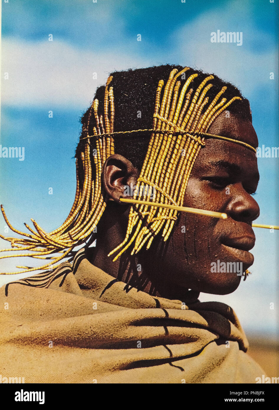 African tribe woman abstract hi-res stock photography and images - Alamy