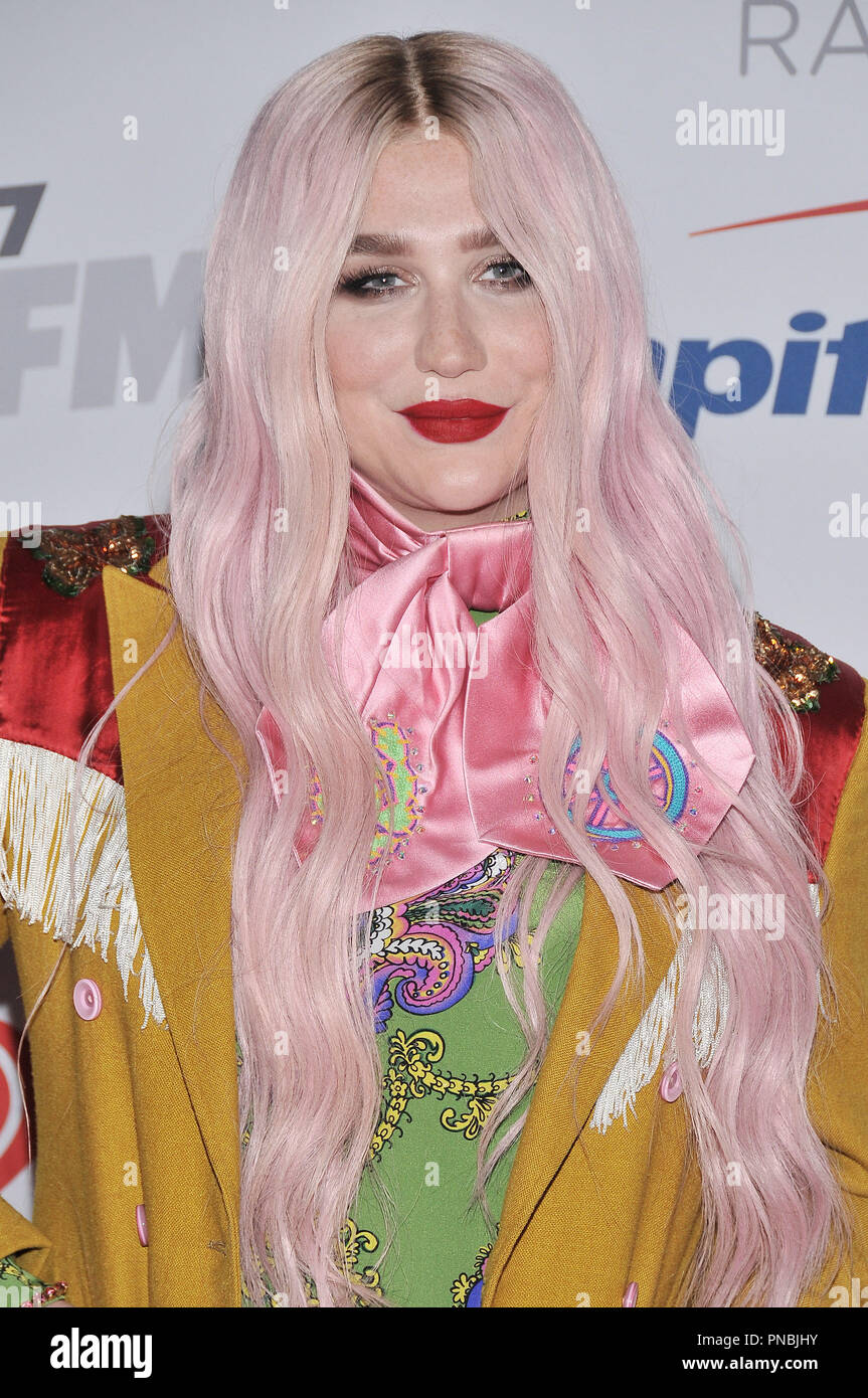 Kesha at the KIISFM iHeartRadio Jingle Ball 2017 held at The Forum in