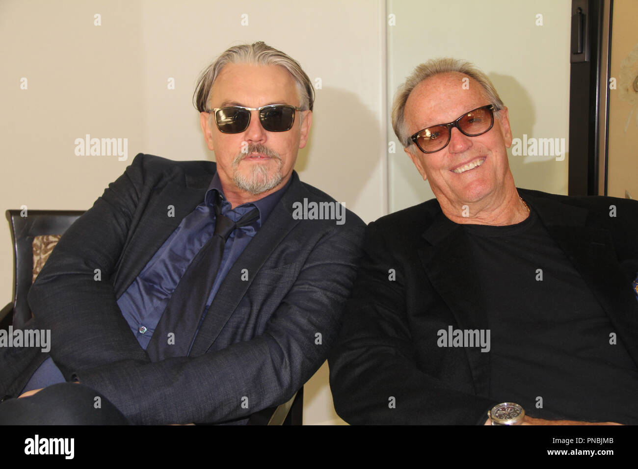 Tommy Flanagan, Peter Fonda  11/14/2017 'The Ballad of Lefty Brown' Photocall held at Four Seasons Los Angeles at Beverly Hills in Los Angeles, CA Photo by Izumi Hasegawa / HNW / PictureLux Stock Photo